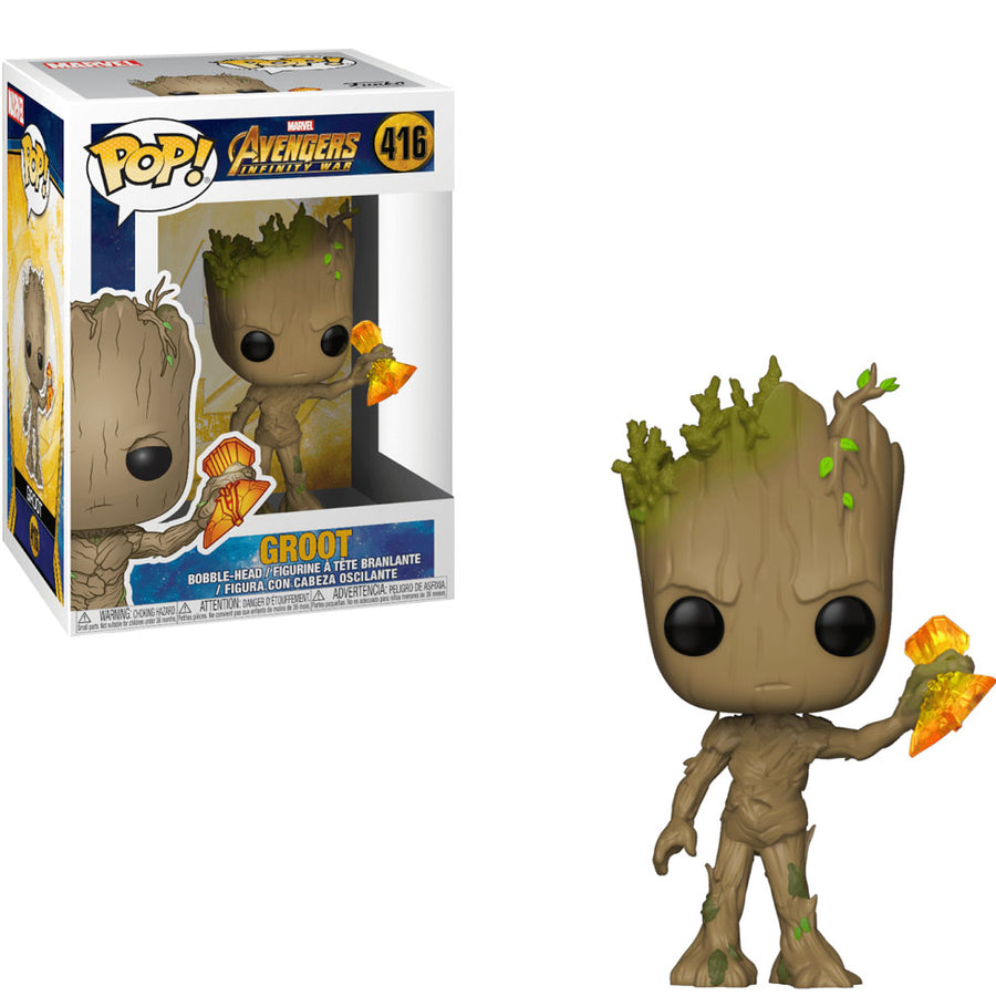 FUNKO POP MARVEL AVENGERS INFINITY WAR - GROOT 416 BRINDE