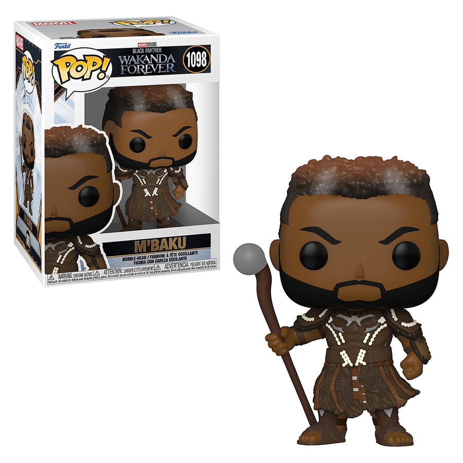 FUNKO POP MARVEL WAKANDA FOREVER - BLACK PANTHER M,BAKU 1098 BRINDE