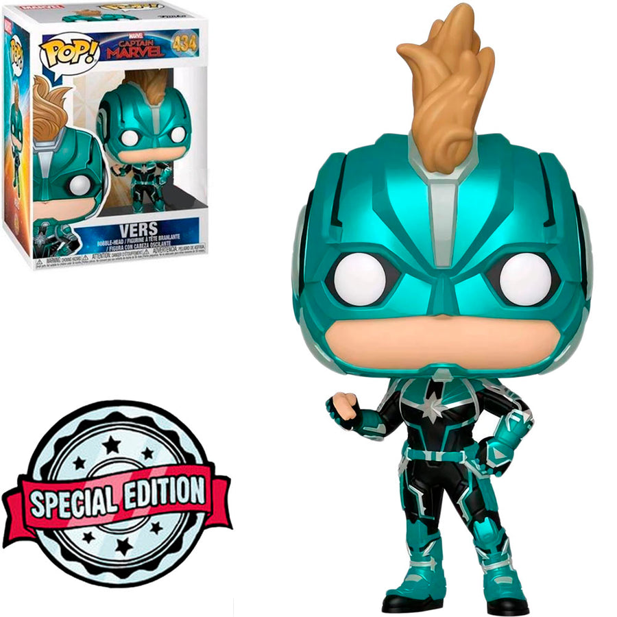 FUNKO POP MARVEL CAPTAIN MARVEL EXCLUSIVE - VERS 434