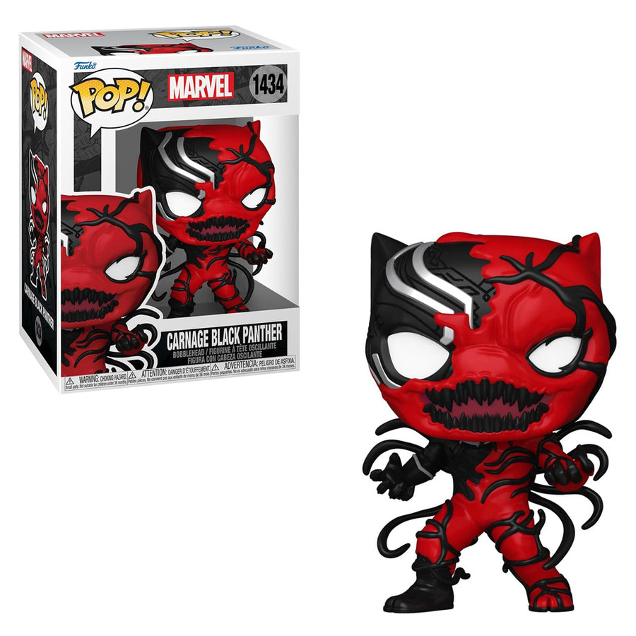 FUNKO POP MARVEL: CARNAGEIZED - CARNAGE BLACK PANTHER 1434 BRINDE