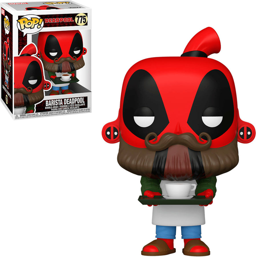 FUNKO POP MARVEL DEADPOOL - BARISTA DEADPOOL 775 BRINDE