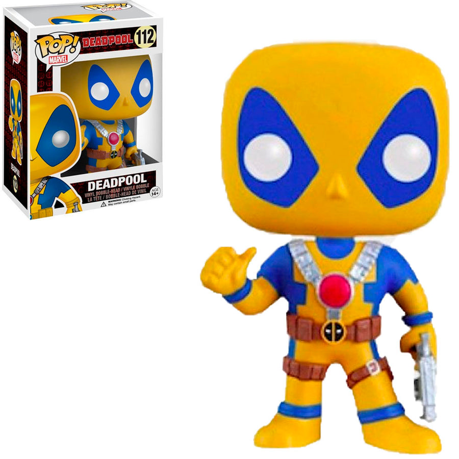 FUNKO POP MARVEL DEADPOOL EXCLUSIVE - YELLOW DEADPOOL 112 BRINDE