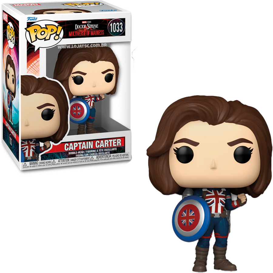 FUNKO POP MARVEL DOCTOR STRANGE IN THE MULTIVERSE OF MADNESS - CAPTAIN CARTER 1033