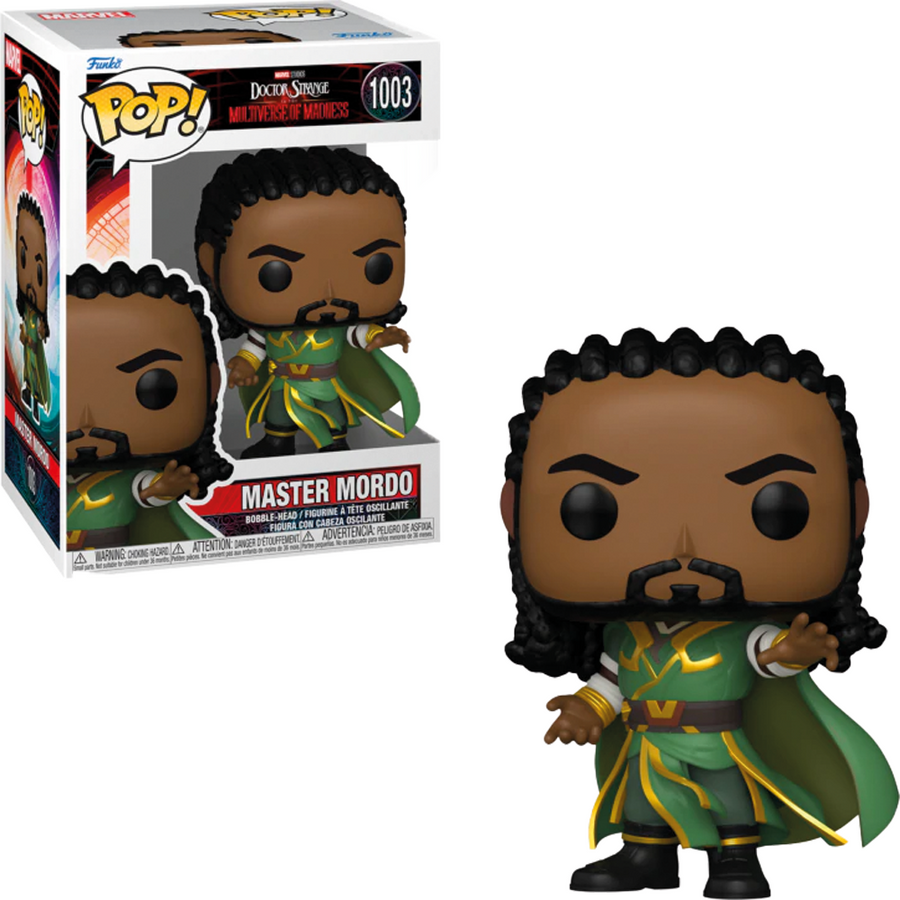 FUNKO POP MARVEL DOCTOR STRANGE IN THE MULTIVERSE OF MADNESS - MASTER MORDO 1003 BRINDE
