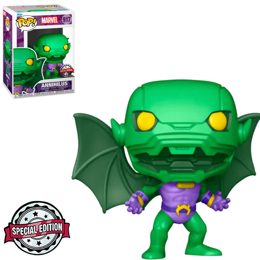 FUNKO POP MARVEL FANTASTIC FOUR EXCLUSIVE - ANNIHILUS 917 BRINDE