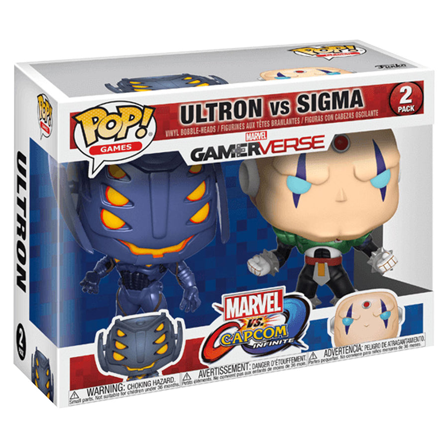 FUNKO POP MARVEL GAMERVERSE MARVEL VS CAPCOM - ULTRON VS SIGMA 2PACK