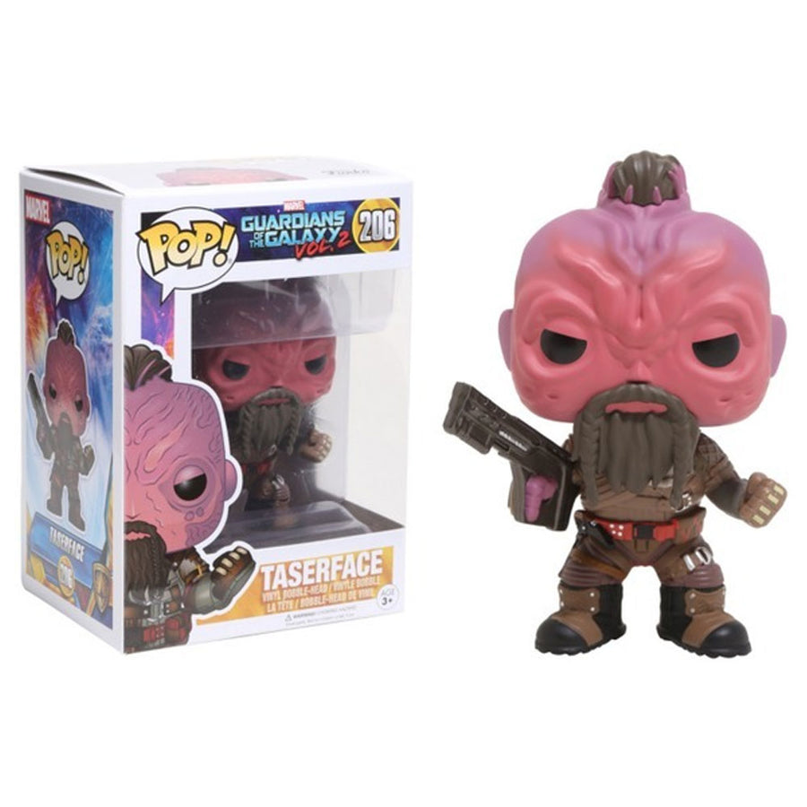 FUNKO POP MARVEL GUARDIANS OF THE GALAXY VOL. 2 - TASERFACE 206 BRINDE