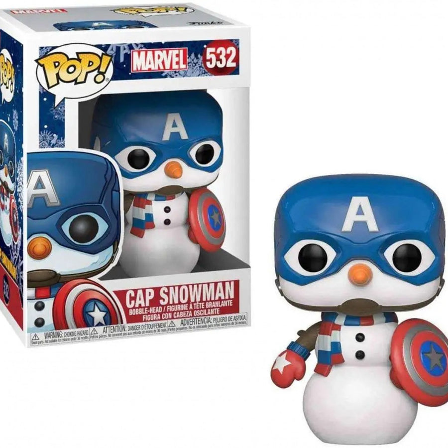FUNKO POP MARVEL HOLIDAY - CAPTAIN AMERICA SNOWMAN 532