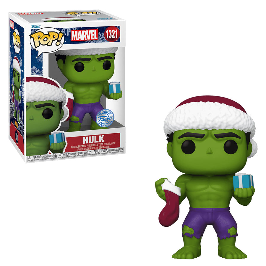 FUNKO POP MARVEL HOLIDAY EXCLUSIVE - HULK 1321 BRINDE