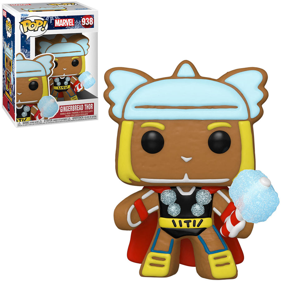 FUNKO POP MARVEL HOLIDAY - GINGERBREAD THOR 938 BRINDE