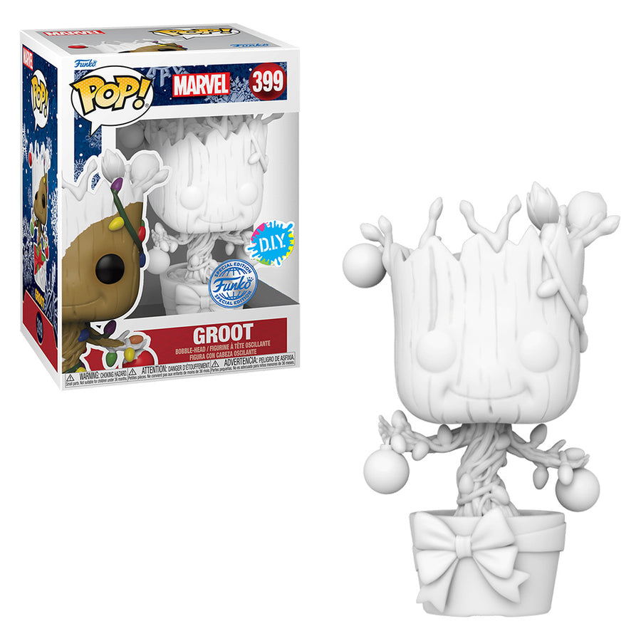 FUNKO POP MARVEL HOLIDAY - GROOT D.I.Y 399 BRINDE