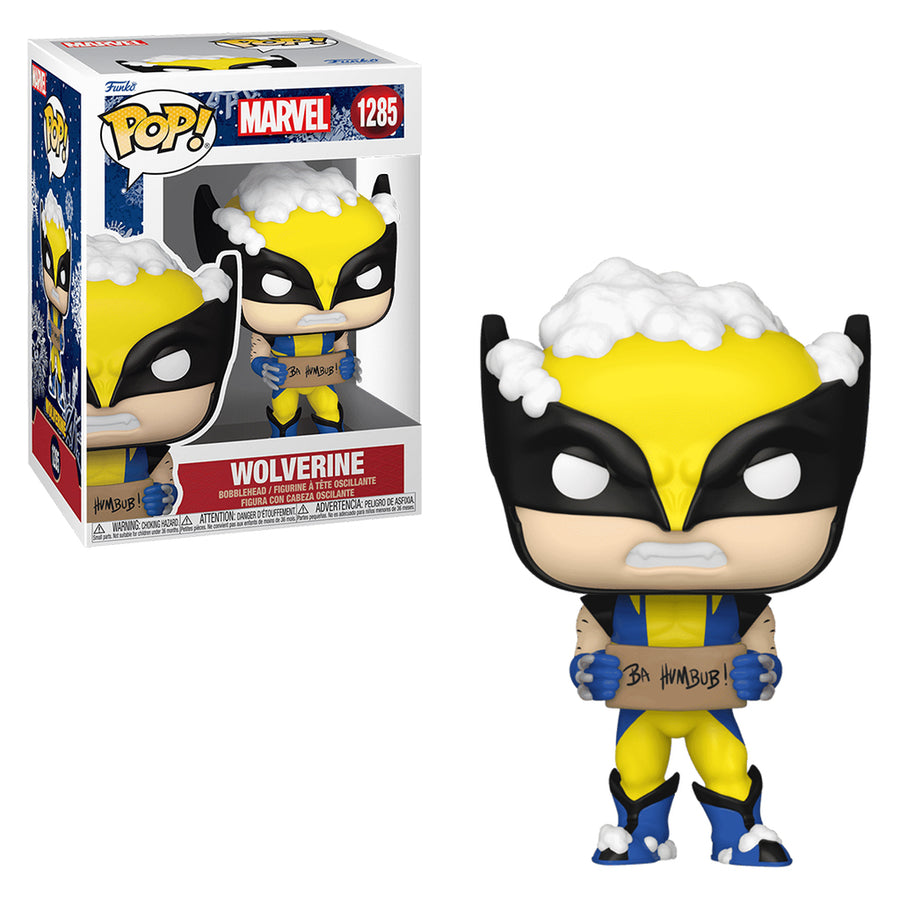 FUNKO POP MARVEL HOLIDAY - WOLVERINE 1285 BRINDE
