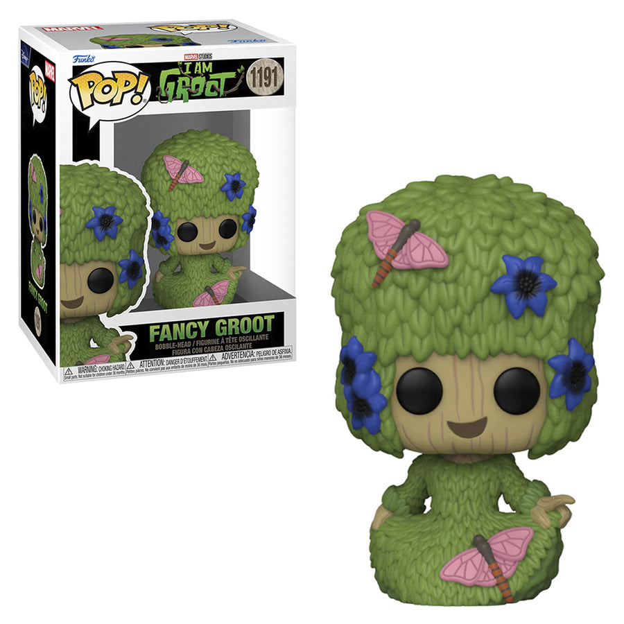 FUNKO POP MARVEL I AM GROOT - FANCY GROOT 1191 BRINDE