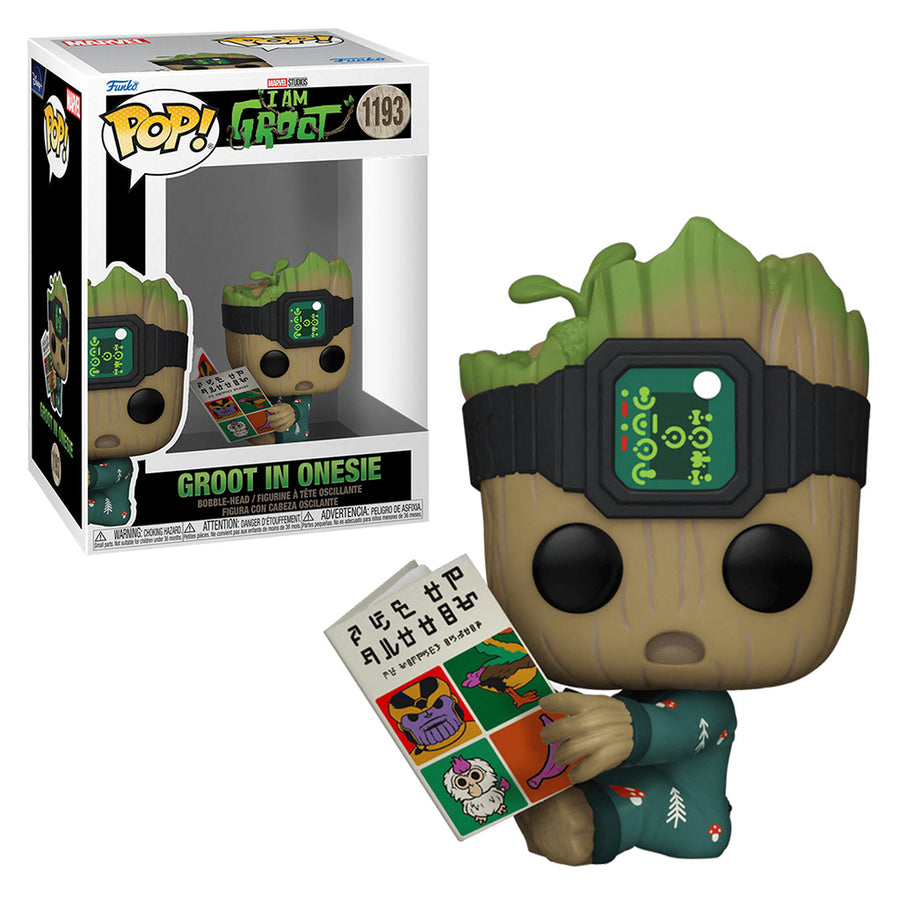 FUNKO POP MARVEL I AM GROOT - GROOT IN ONESIE 1193 BRINDE