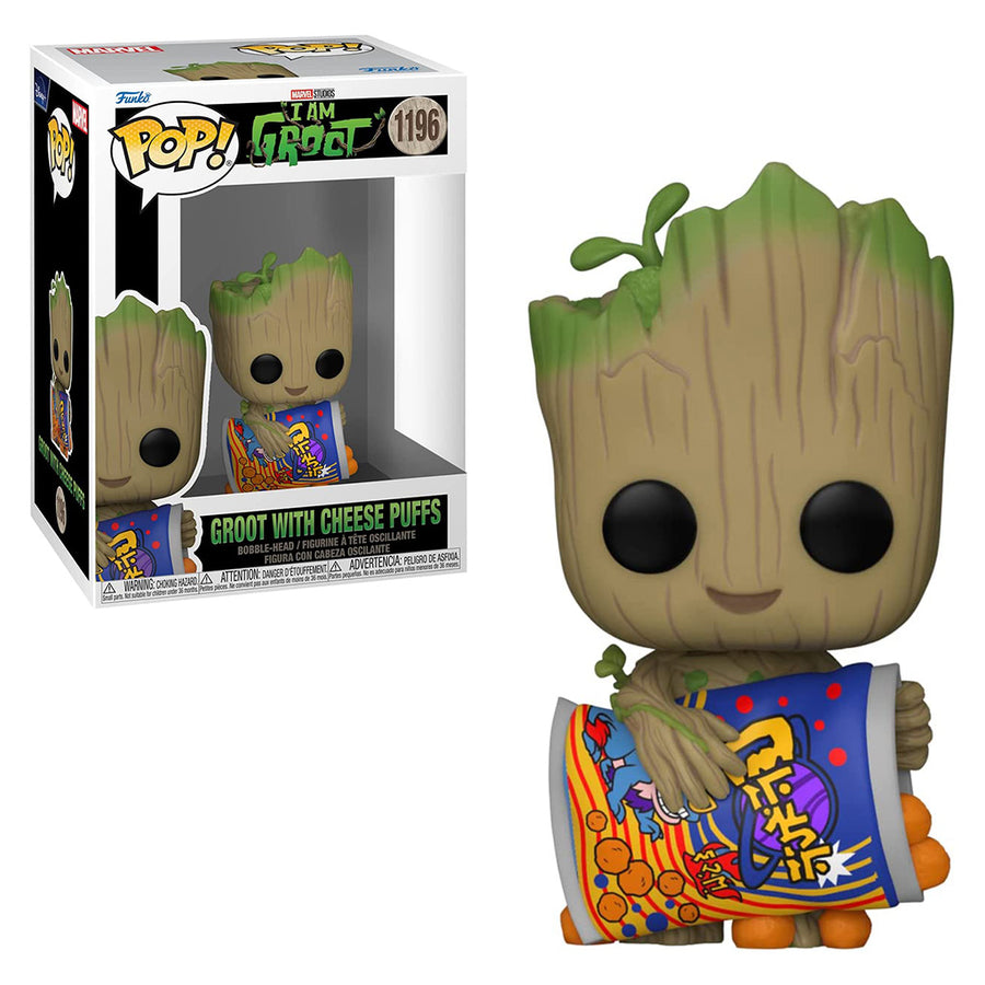 FUNKO POP MARVEL I AM GROOT - GROOT WITH CHEESE 1196 BRINDE