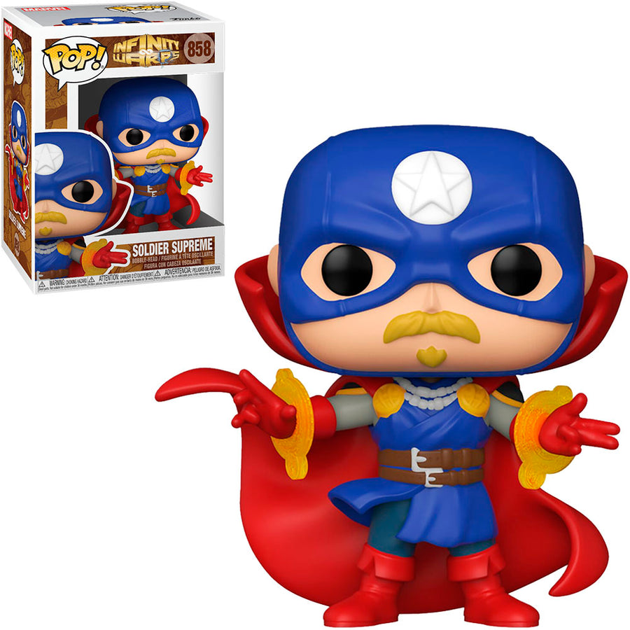 FUNKO POP MARVEL INFINITY WARPS - SOLDIER SUPREME 858