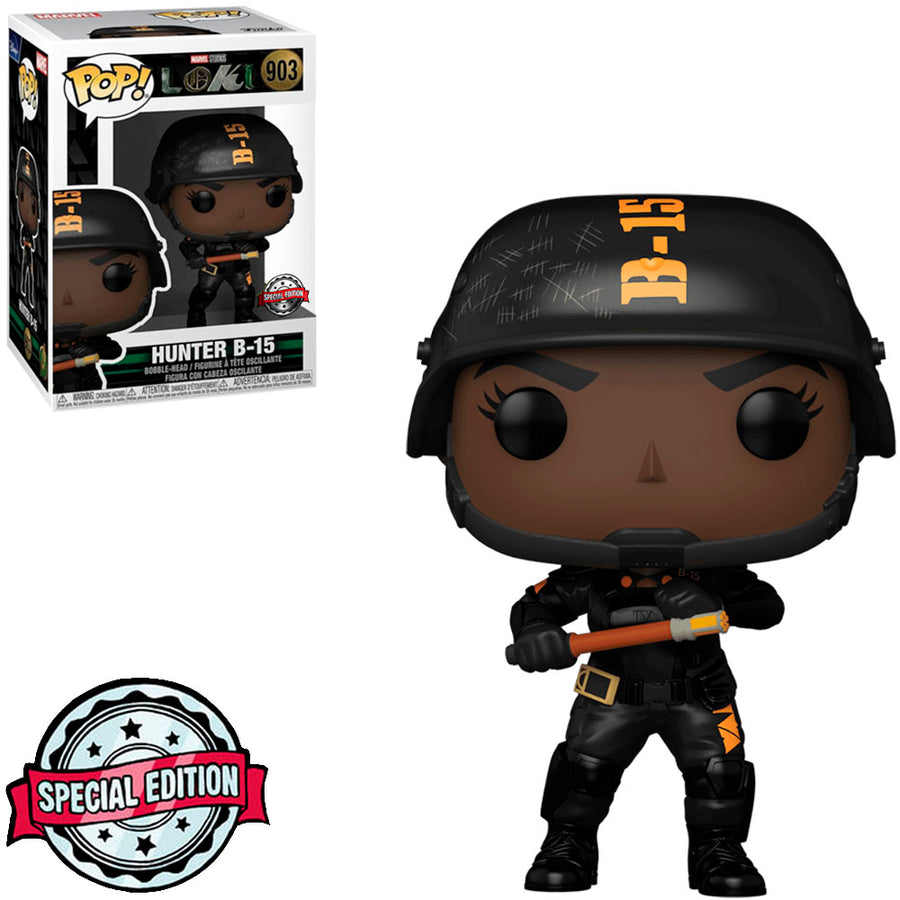FUNKO POP MARVEL LOKI EXCLUSIVE - HUNTER B-15 903 BRINDE