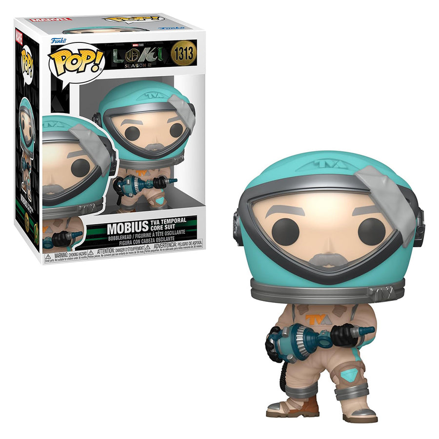 FUNKO POP MARVEL LOKI S2 - MOBIUS (TVA TEMPORAL CORE SUIT) 1313 BRINDE