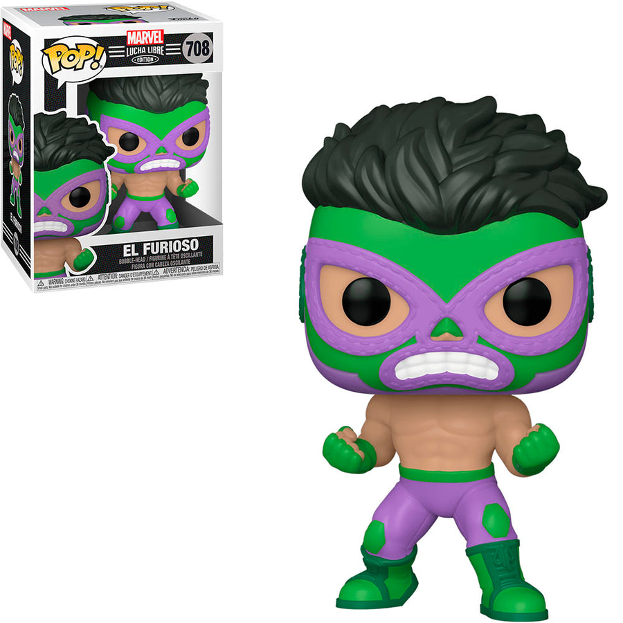 FUNKO POP MARVEL LUCHA LIBRE EDITION - EL FURIOSO 708