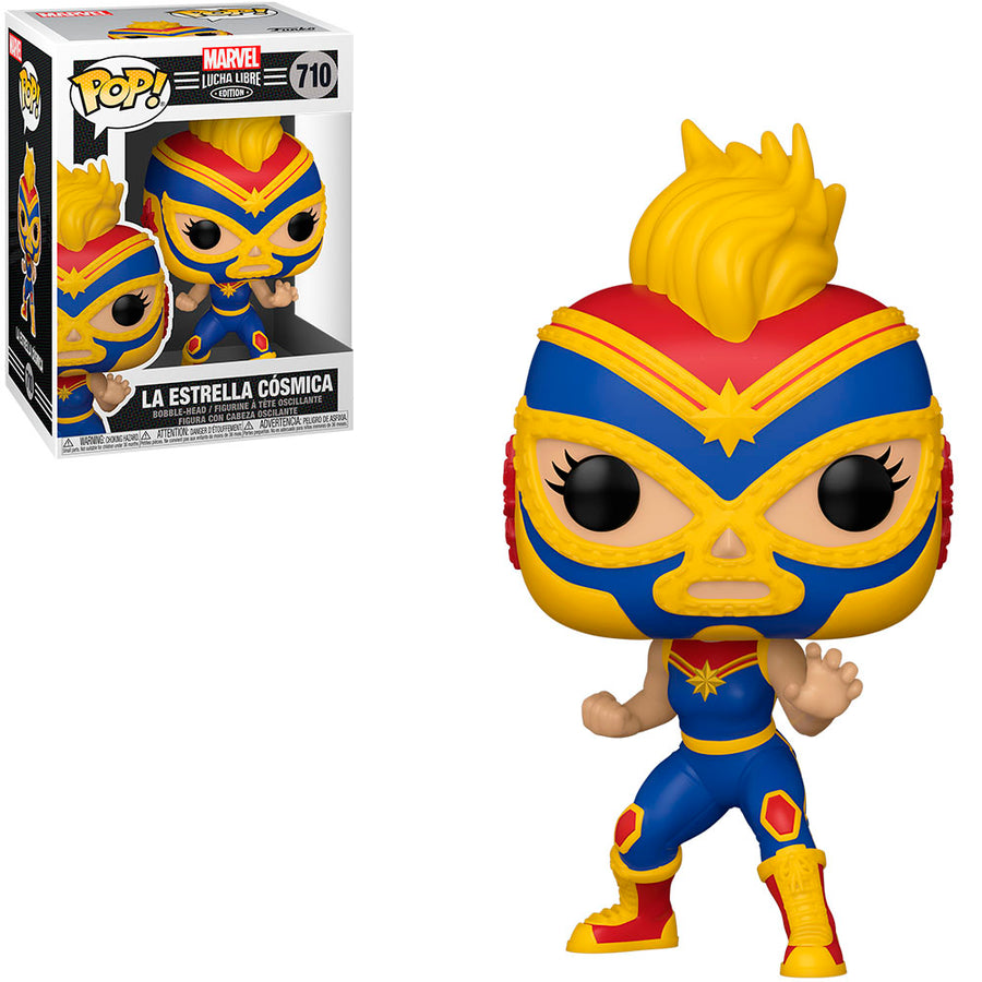 FUNKO POP MARVEL LUCHA LIBRE EDITION - LA ESTRELLA CÓSMICA 710 BRINDE