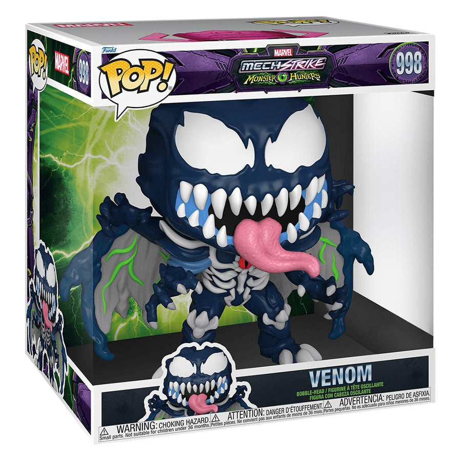 FUNKO POP MARVEL MECH STRIKE MONSTER HUNTERS EXCLUSIVE - VENOM 998 (SUPER SIZED 10