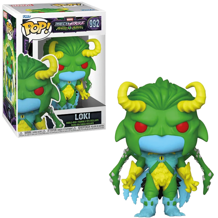 FUNKO POP MARVEL MECH STRIKE: MONSTER HUNTERS - LOKI 992