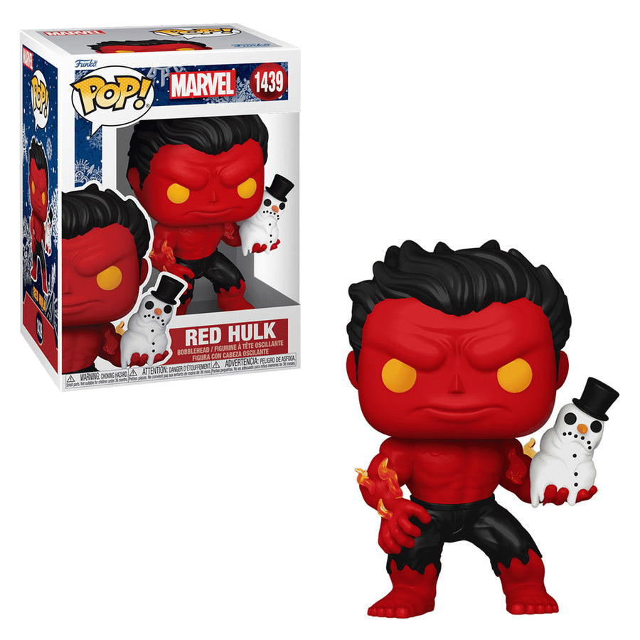 FUNKO POP MARVEL HOLIDAY - RED HULK 1439 BRINDE