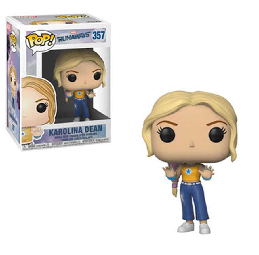 FUNKO POP MARVEL RUNAWAYS - KAROLINA DEAN 357 BRINDE