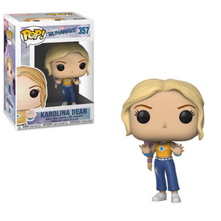 FUNKO POP MARVEL RUNAWAYS - KAROLINA DEAN 357 BRINDE