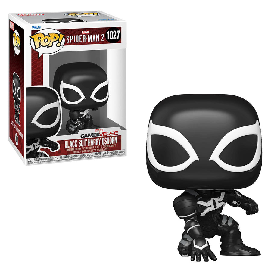 FUNKO POP MARVEL SPIDER-MAN 2 - BLACK SUIT HARRY OSBORN 1027 BRINDE