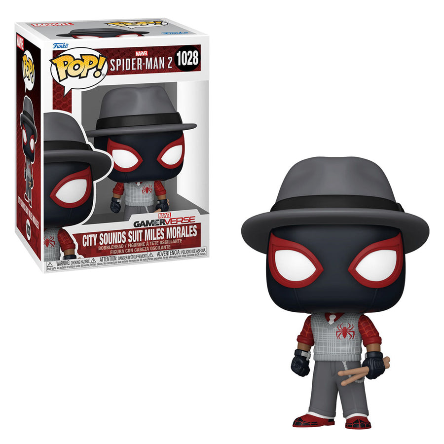 FUNKO POP MARVEL SPIDER-MAN 2 - CITY SOUNDS SUIT MILES MORALES 1028 BRINDE