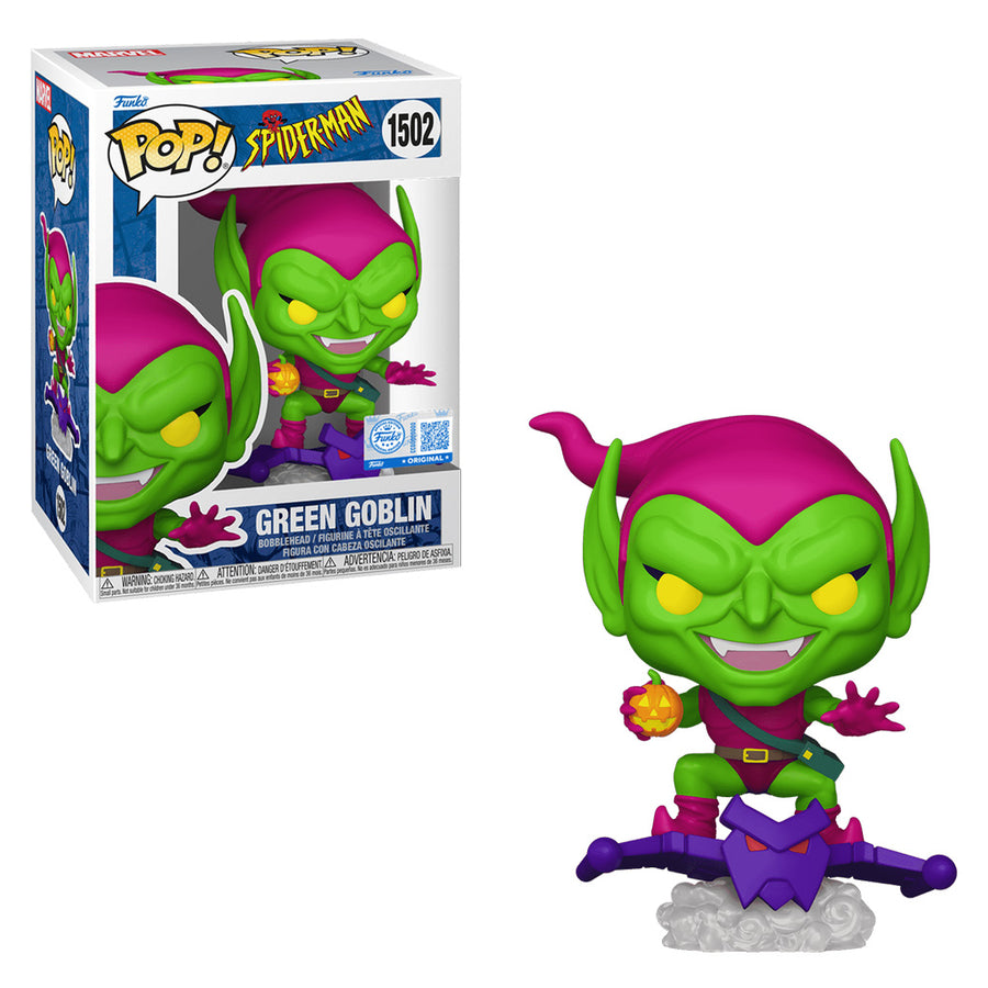 FUNKO POP MARVEL SPIDER-MAN EXCLUSIVE - GREEN GOBLIN 1502 BRINDE