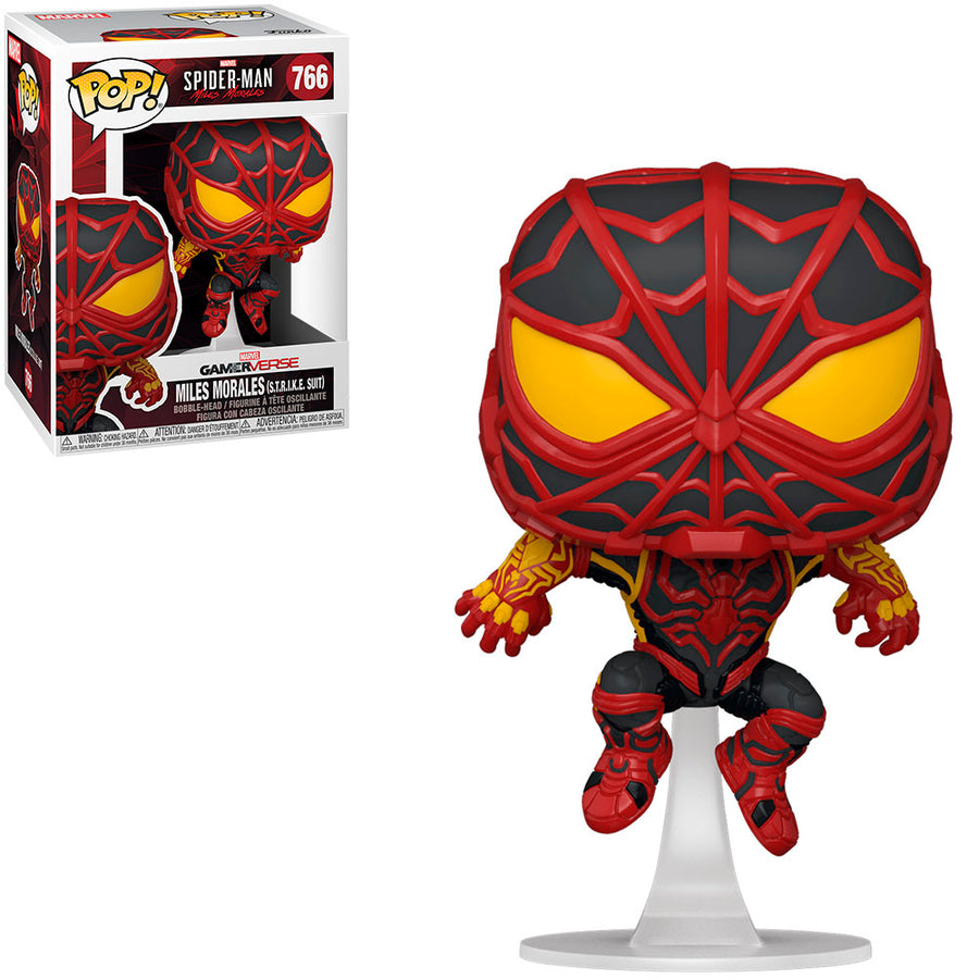 FUNKO POP MARVEL GAMERVERSE SPIDER-MAN: MILES MORALES- MILES MORALES (S.T.R.I.K.E SUIT) 766 BRINDE