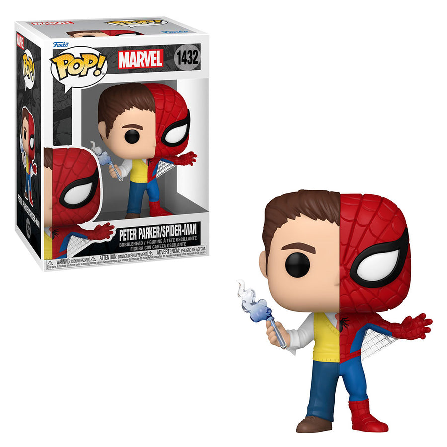 FUNKO POP MARVEL SPIDER-MAN - PETER PARKER/SPIDER-MAN 1432 BRINDE