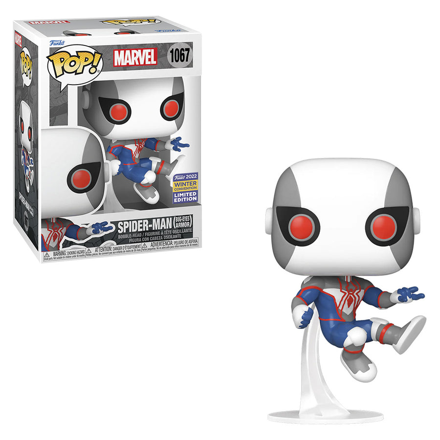 FUNKO POP MARVEL SPIDER-MAN WINTER CONVENTION 2022 - BUG-EYES ARMOR 1067 BRINDE