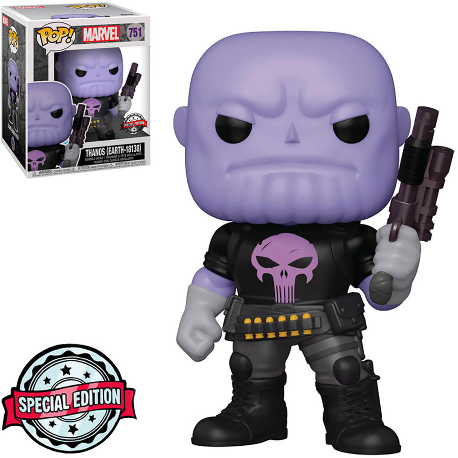 FUNKO POP MARVEL EXCLUSIVE - THANOS (EARTH-18138) 751 BRINDE