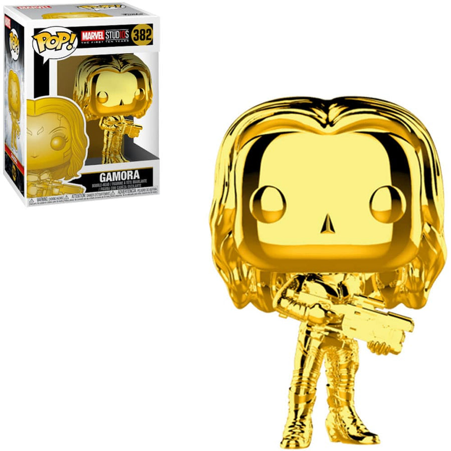 FUNKO POP MARVEL THE FIRST TEN YEARS (CHROME GOLD) - GAMORA 382