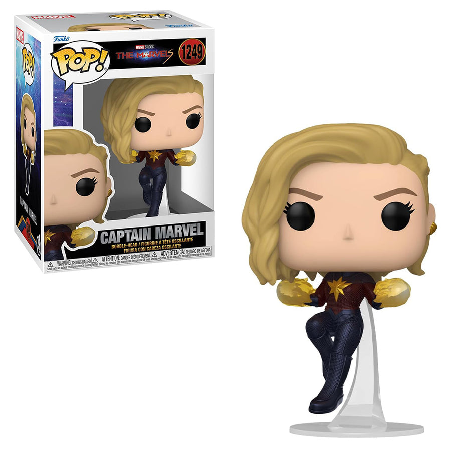 FUNKO POP MARVEL THE MARVELS - CAPTAIN MARVEL 1249 BRINDE