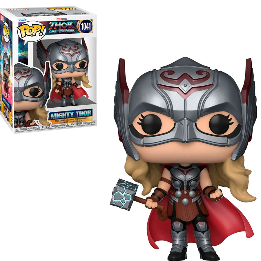FUNKO POP MARVEL THOR LOVE AND THUNDER - MIGHTY THOR 1041 BRINDE