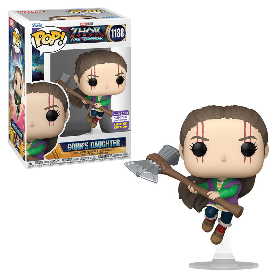 FUNKO POP MARVEL THOR: LOVE AND THUNDER SAN DIEGO COMIC CON 2023 - GORR'S DAUGHTER 1188 BRINDE