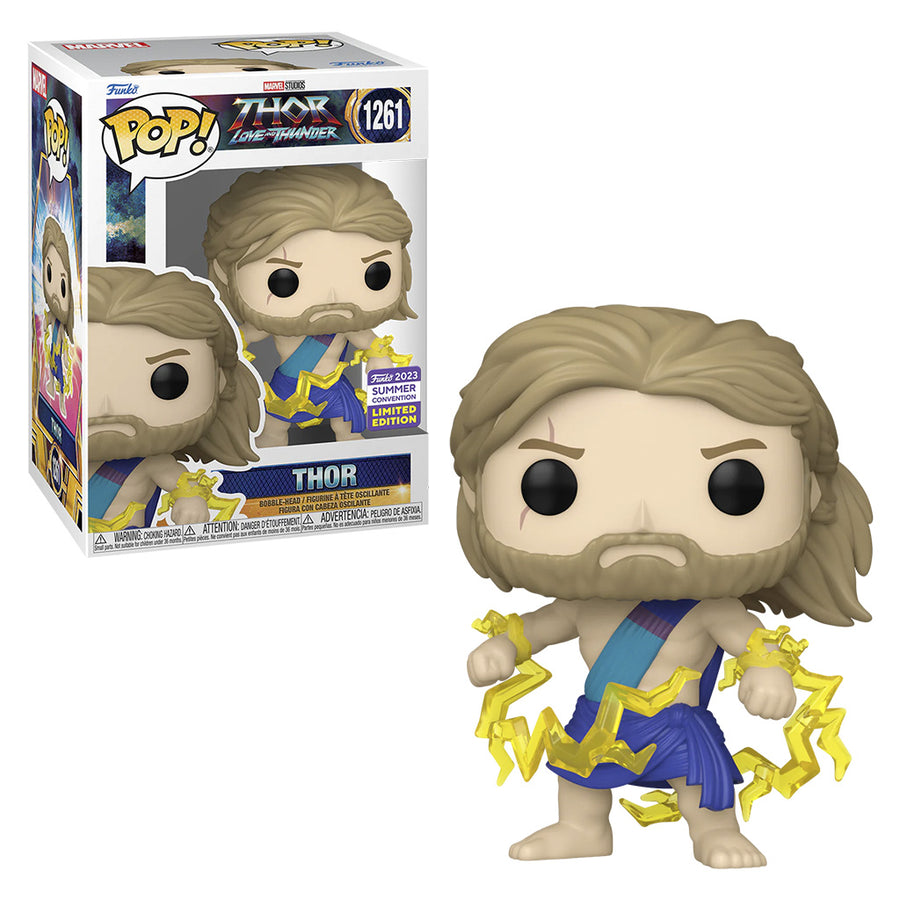 FUNKO POP MARVEL THOR: LOVE AND THUNDER SAN DIEGO COMIC CON 2023 - THOR 1261 BRINDE