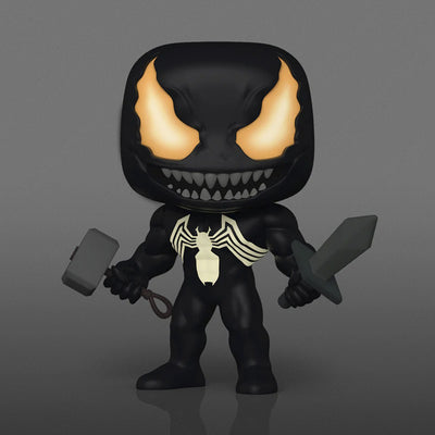 FUNKO POP MARVEL VENOM EXCLUSIVE - VENOM WITH MJONIR AND SWORD (GLOWS IN THE DARK) 1141