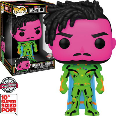FUNKO POP MARVEL WHAT IF…? - KILLMONGER INFINITY 1058 (SUPER SIZED 10")