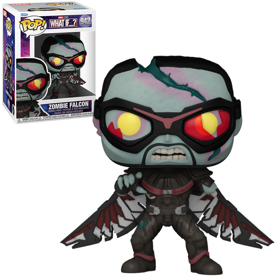 FUNKO POP MARVEL WHAT IF...? - ZOMBIE FALCON 942 BRINDE