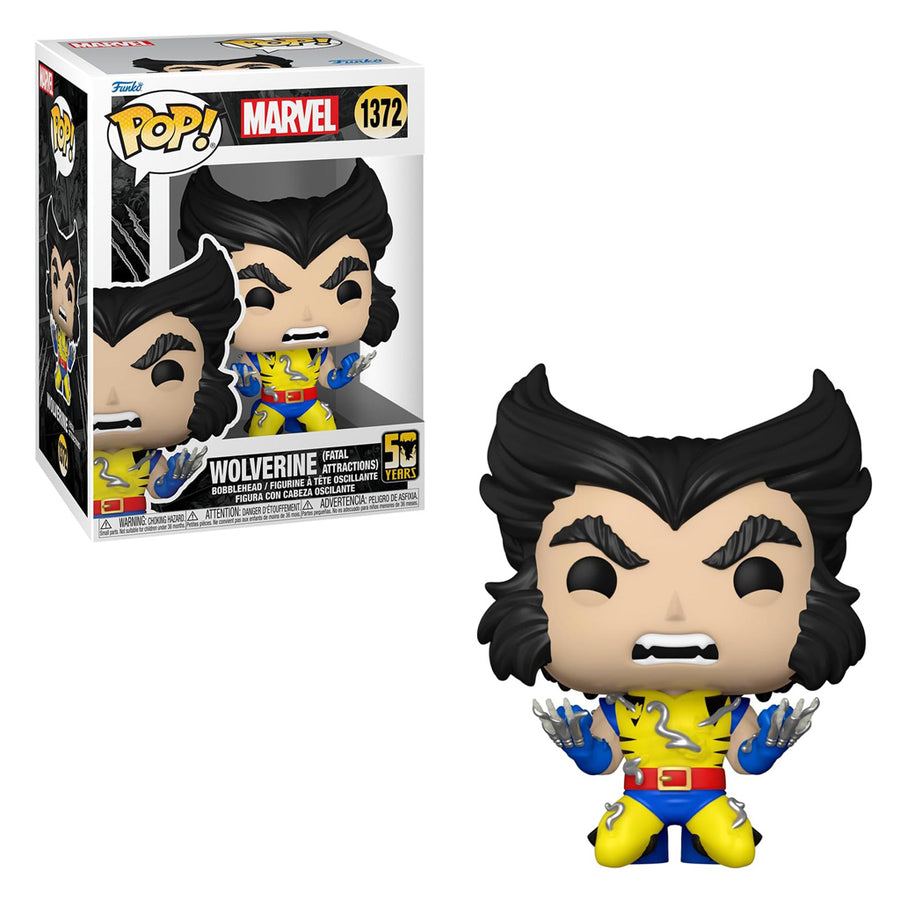 FUNKO POP MARVEL WOLVERINE 50TH ANNIVERSARY - WOLVERINE (FATAL ATTRACTIONS) 1372 BRINDE