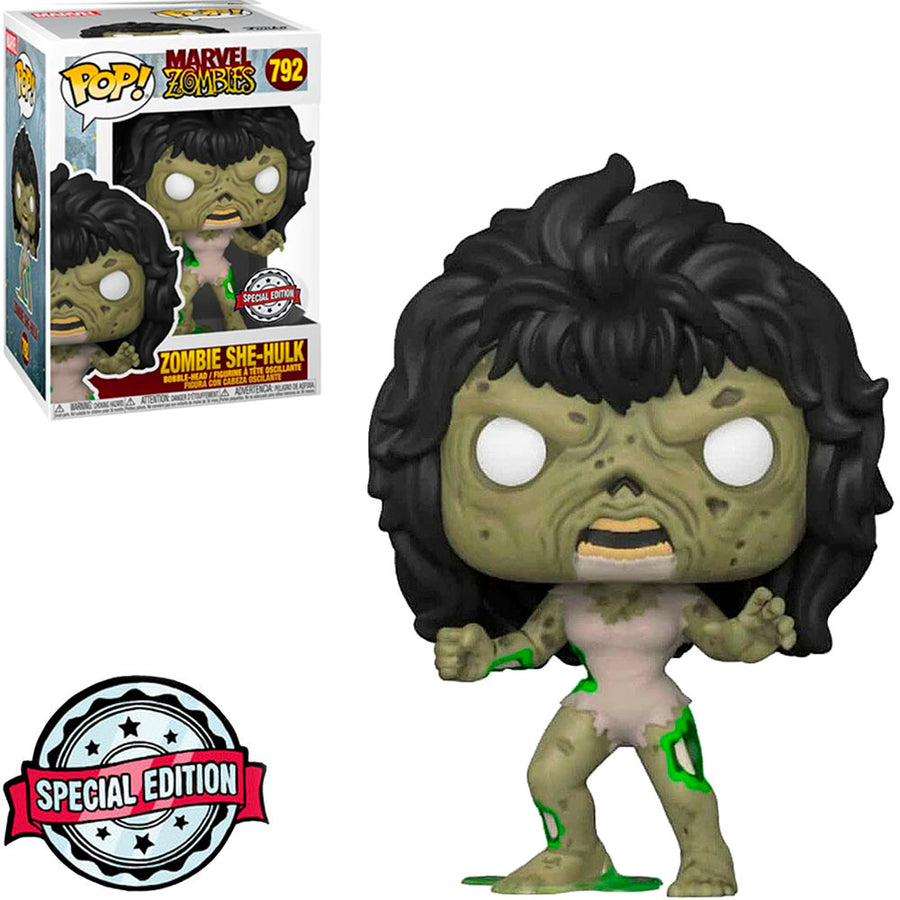 FUNKO POP MARVEL ZOMBIES EXCLUSIVE - ZOMBIE SHE-HULK 792 BRINDE