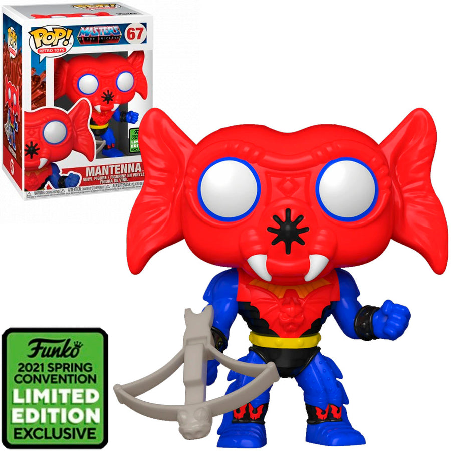 FUNKO POP MASTERS OF THE UNIVERSE EXCLUSIVE ECCC 2021 - MANTENNA 67 BRINDE