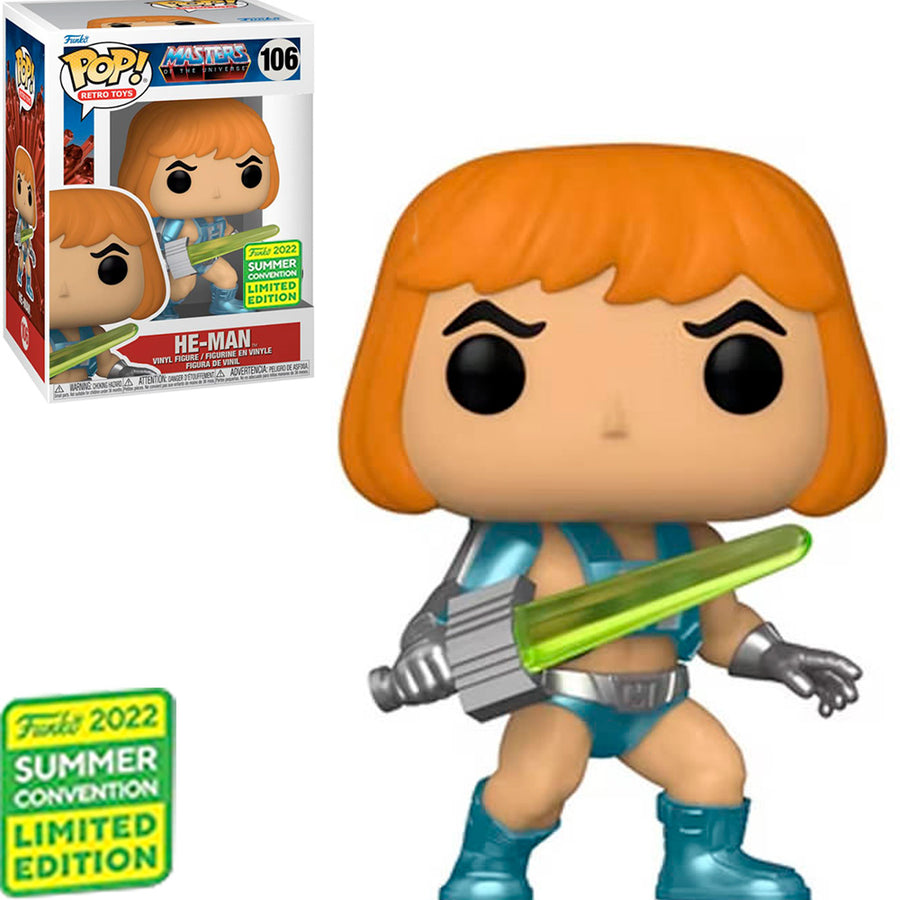 FUNKO POP MASTERS OF THE UNIVERSE EXCLUSIVE - HE-MAN 106 (SDCC 2022) BRINDE