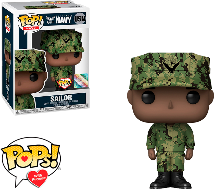 FUNKO POP MILITARY NAVY - SAILOR 46739 BRINDE