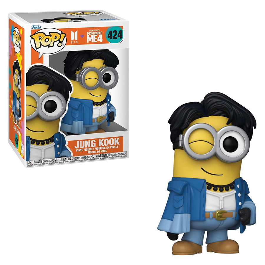 FUNKO POP: MINIONS X BTS - JUNG KOOK 424 BRINDE